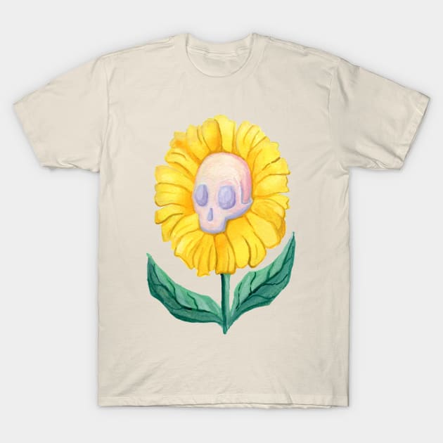 skullflower T-Shirt by terastar